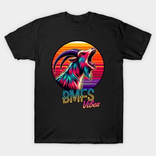 BMFS Billy Goat 90s Retro Sunset T-Shirt